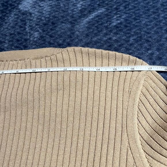 Ralph Lauren Collection Rib-Knit Wool & Silk Day Bodycon Dress - Picture 10 of 10